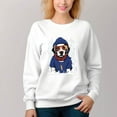 thumbnail image 2 of Women's  Crew Neck Pullover Cozy Clothes Autumn Winter-Hot Dog Print, 2 of 16