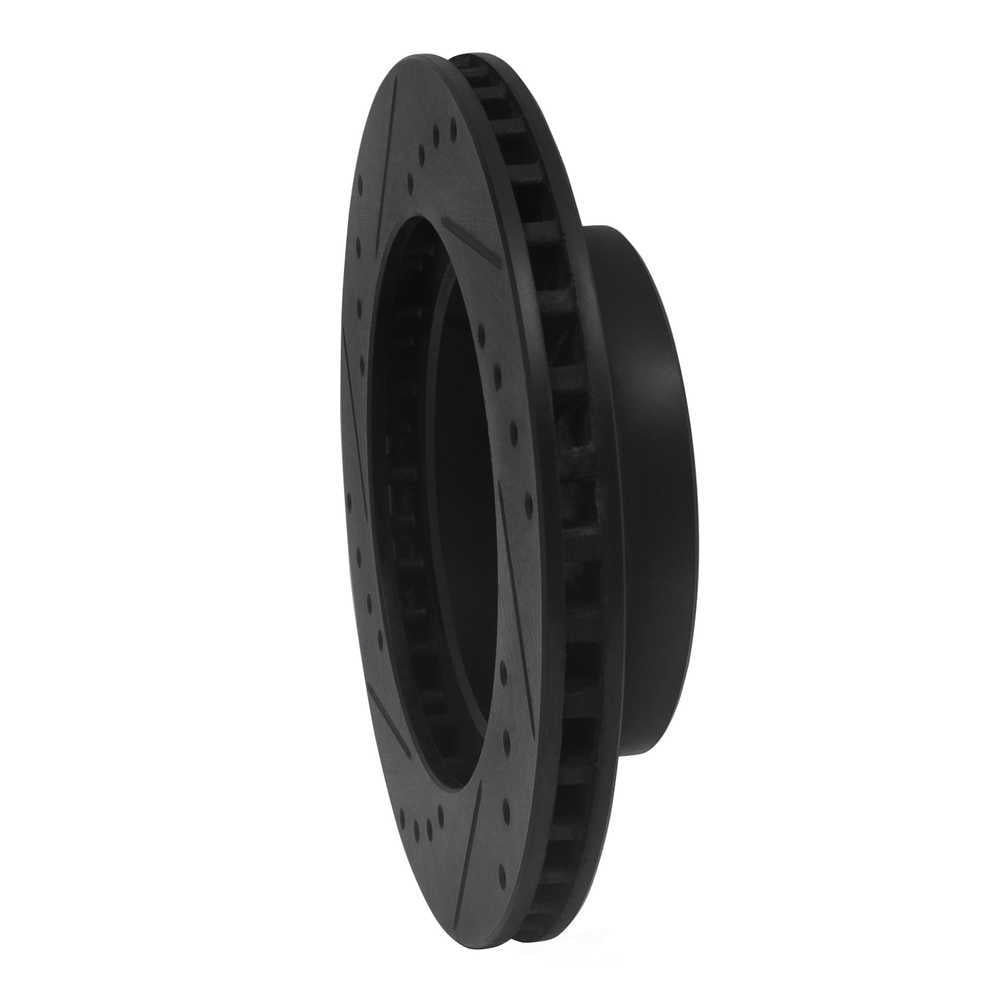 Dynamic Friction Company 633-40069R DFC Brake Rotor - Drilled And Slotted - Black
