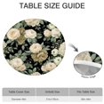 thumbnail image 6 of Pioneer Flower Floral Print Pattern Round Fitted Tablecloth with Elastic Edge,Dining Table Cover Waterproof,Outdoor Round Tablecloth for Camping,Dining,Indoor and Outdoor, 6 of 7