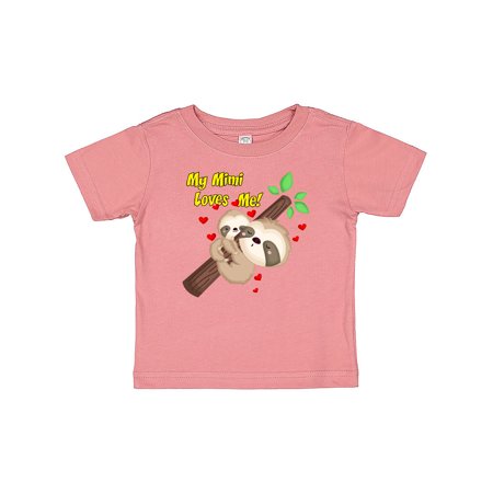 

Inktastic My Mimi Loves Me Gift Baby Boy or Baby Girl T-Shirt
