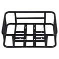 thumbnail image 1 of Bicycle Rear Basket, Rear Bike Basket Iron Waterproof Large Capacity Rustproof Bicycle Back Storage Basket Black, 1 of 5