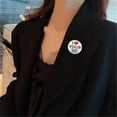 thumbnail image 2 of Yuemengxuan Adults Popular Brooch, Injection Bottle Shaped Breastpin Metal Brotheroch, 2 of 4
