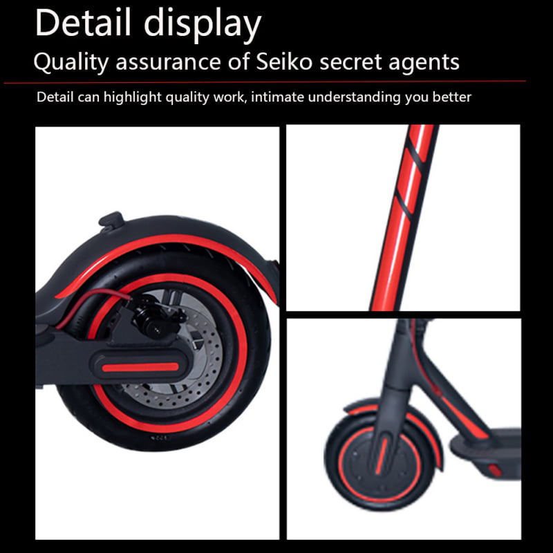 For Xiaomi M365/pro Electric Scooter Reflective Sticker Decorative Accessories 