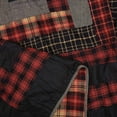 thumbnail image 3 of VHC Brands Rustique & Lodge Oreillers & Jette - Rouge Cumberland Matelassé Jeter, Piment, 3 of 5