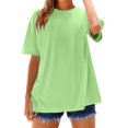 thumbnail image 3 of Cqxid525 Sale Clearance 2025 Loose Fit Tees Blouses Women's Loose and Comfortable Oversized Trendy T Shirt Top Casual Blouses for Women, 3 of 9