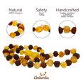 thumbnail image 4 of Amberalia Set of Amber Necklace 13" (33cm) ands Amber Bracelet 5.5" (14cm) Genuine Baltic Amber, Lab Tested Raw Multicolor, 4 of 6