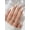 Beige Semi-Transparent, variant on Azurebeauty Press On Nails Short Square Hot Pink Matte 32 Pcs 16 Sizes with Tool Kit Matte Finish