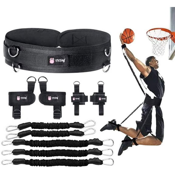 Boxing Training Resistance Band Set Leg Strength and Agility Training Strap System for Boxing,MMA,Muay Thai,Karate Combat, Basketball,Football Build Speed and Strength for Hitting