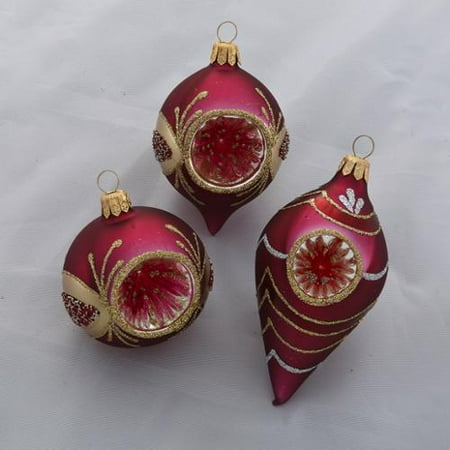 96 burgundy and gold glass retro style reflector christmas 96 burgundy and gold glass retro style reflector christmas