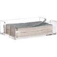 thumbnail image 1 of Servilleteros transparentes acrílicos para cocina, cesta de toallas para invitados, soporte para toallas de papel transparente, servilletero para cócteles e invitados, 1 of 1
