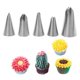 thumbnail image 4 of 11 unidades de kits de decoración de pasteles, crema de flores, puntas de helado, boquillas, bolsas de pastelería, naranja Feliz Sencillez, 4 of 5