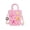 Pink, variant on Silicone Hole Handbag Toddler Purse With Adjustable Shoulder Strap Can Be Diy Decoration, Girls Birthday Gift