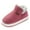 #0241-Pink, variant on Womens Winter Flat Fluffy Snow Boots,Warm Faux FlockyLining Anti-Slip Slip on Loafer,Outdoor Comfort Ankle Flat Boot Gift