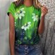 thumbnail image 2 of Tops a la moda para mujer, divertidas camisetas blancas holgadas informales con estampado del Día de San Patricio, camiseta con estampado de blusa Pompotops hfajkhk127403, 2 of 9