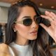 thumbnail image 2 of Typpkmm Oval Sunglasses for Women Men Trendy Metal Frame Sun Glasses Classic Shades, 2 of 7