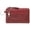 #02 ID Case - Burgundy, variant on Genuine Leather ID Case with Key Ring, Saffiano Leather Coin Purse, Front Pokcet ID Badge Card Holder, Minimalist Skim Wallet, RFID Blocking - ID CASE & Lanyard