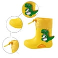 thumbnail image 5 of Youmylove Toddler Rain Boots Kids Rain Boots Non Slip Children Water Shoes Classic Little Girl Rainboots Cartoon Dinosaur Print Nicely With Different Outfits, 5 of 5