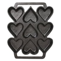 Cast Iron Heart Shaped Cake Pan - 9 x 7.5 Inch