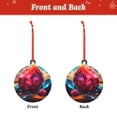 thumbnail image 2 of Disketp Colorful Stone World The Christmas Ornaments, Christmas Tree Acrylic Hanging Decorations Pendant Christmas Decor Indoors Home Party-Round Shape, 2 of 7