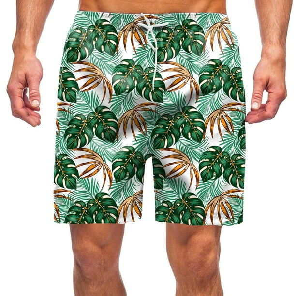 HSMQHJWE Mens Bathing Suit 11 Inch Inseam Mens Bathing Suits Tall Mens