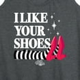 thumbnail image 3 of The Wizard Of Oz - I Like Your Shoes Ruby Slippers - Women's Racerback Tank Top, 3 of 5
