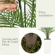 thumbnail image 3 of Yeshouse Palmera artificial en maceta blanca, palmera areca artificial para decoración del hogar, plantas de interior realistas, planta de suelo para sala de estar y oficina, sin mantenimiento, 3 of 7