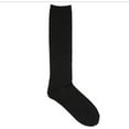 thumbnail image 3 of 6 Pairs Alexa Rose Woman Knee High Striped Solid Design Dress Casual Socks- Assorted Colors (Black), 3 of 5