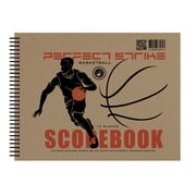 Perfect Strike Basketball Scorebook with Rules and Scoring Instructions : Side-by-Side. Heavy Duty. Youth and Adult Basketball. LS-15P (1 Book)