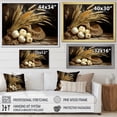 thumbnail image 4 of Designart "Vintage Botanica Collection Herbs II" Floral Framed Wall Art Decor - Traditional Brown Herbs Entryway Framed Wall Art Print, 4 of 6