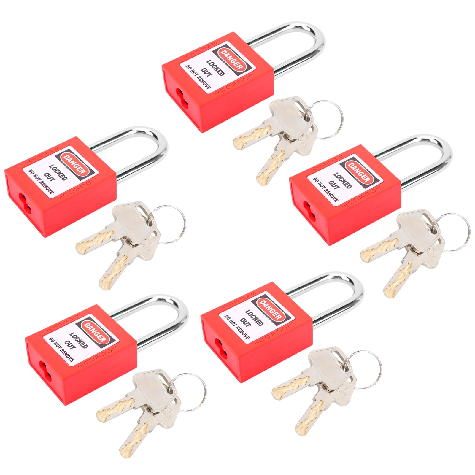 Lockout Lock Tagout Lock Tagout Loto Lock 5 Sets 38mm Lockout Lock
