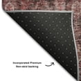 thumbnail image 5 of Addison Rugs Mayfield Premium Machine Washable Transitional Damask Pink Rectangle Rug, 10' x 14', 5 of 6