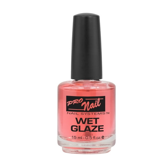PRONAIL Wet Glaze - High Gloss Nail Finish, Adds Shine and Protection - 0.5 OZ