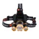 thumbnail image 3 of Nuevo 1800 lúmenes 3x T6 LED 4 modos faro noche pesca correr ciclismo Camping senderismo viaje al aire libre faro antorcha luz de trabajo Soledad Linterna LED, 3 of 10