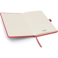 thumbnail image 2 of Carnet A5 avec Pages Doublées, Boucle pour Stylo, Ruban, Journal Rigide Moyen, Note, Papier Source Durable (Rouge), 2 of 5
