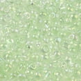 thumbnail image 3 of 1 Pound 6/0 Inside Colours Fringe Glass Seed Beads Teardrop Pale Green 4.5~5x3.5~4x4~5mm Hole: 1mm about 4000pcs/pound, 3 of 4