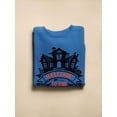 thumbnail image 3 of Welcome To Our Haunted House. Sweatshirt Men -Image by Shutterstock, Male 4X-Large, 3 of 4