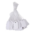thumbnail image 2 of 100 piezas de Etiquetas de precio Zulema blancas grabables con cordón para colgar, 2 of 8