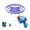 B, variant on High Speed Mini UFO Flying Toy With LED Lights For Kids And Adults Cool Hovering Disks Indoor Outdoor Play Education