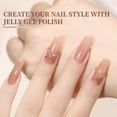 thumbnail image 4 of Set de esmaltes de uñas en gel JODSONE, 23 unidades, 20 colores gelatinosos translúcidos, 4 of 7