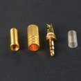 thumbnail image 2 of Enchufe TRS de 12 piezas, enchufe de audio de soldadura de 3,5 mm, enchufe de soldadura de 3 pines de 3,5 mm, enchufe de conector de video de soldadura estéreo de 3,5 mm Protector de cable de resorte (dorado) esquí esquí Gafas de esquí, 2 of 3