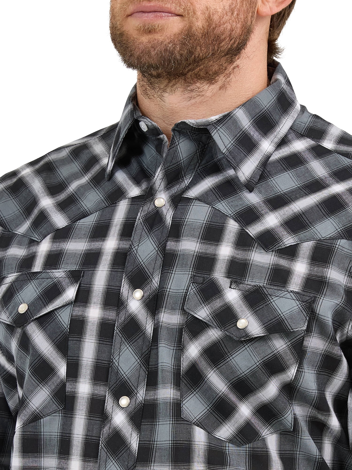 Wrangler Mens Longsleeve Western Shirt