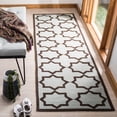 thumbnail image 2 of Safavieh  Handmade Flatweave Dhurries Annemarie Modern Moroccan Wool Rug Light Blue 6' x 6' Round Handmade 6' Round Indoor Living Room, Bedroom,, 2 of 5