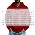 thumbnail image 2 of Chiccall Mens Zip-up Hoodies Long Sleeve Loose Fit Sweatshirts Casual Athletic Solid Jacket for Men, 2 of 5
