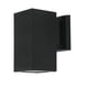 thumbnail image 1 of Lampara Arbotante De Pared Exterior Negra Cuadrada, 1 of 3