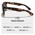 thumbnail image 5 of Ray-Ban RB4165 JUSTIN CLASSIC Square Shaped Non-Polarized Sunglasses for Men - Includes Official RAYBAN Eyewear Kit - Ideal Formal & Casual Wear Sunglasses - Dark Brown Lens, 5 of 7