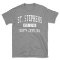 thumbnail image 1 of St. Stephens North Carolina Classic Established Men's Cotton T-Shirt, 1 of 1