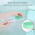 thumbnail image 4 of Back Scrubber for Shower, 2021 Updated Silicone Bath Body Brush,Easy to Clean Washer Exfoliating More Hygienic (Green), 4 of 8
