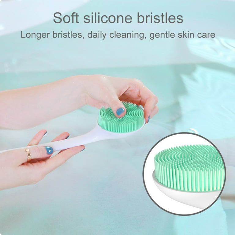 Body Bath Brush Silicone Soft Cleaning Bath Body Brush Skin Massager For  Shower