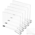 thumbnail image 1 of USHOBE 6 Pcs Shelf Dividers Wardrobe Shelf Dividers Optimize Organization Bookshelf, 1 of 8