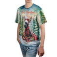 thumbnail image 4 of Merry Christmas Santa Reindeer Antlers Scottish Terrier Sleigh Xmas Winter Holiday All Over Print 3D Shirt Unisex Merch Scottie Dog Lover Gifts - 00023, 4 of 6